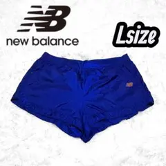 ニューバランス ショートパンツ ランニングウェア フリル風 シャカシャカ L