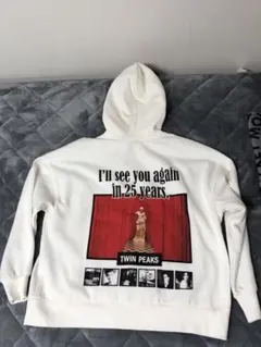 TWIN PEAKS ホワイト パーカー Lサイズ　David lynch