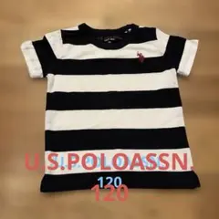 U.S. POLO ASSN. ストライプTシャツ 120 トップス　半袖のサムネイル