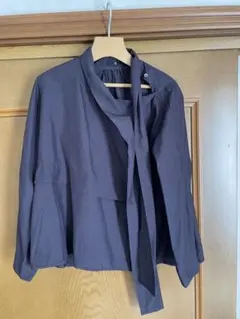 シルクボウタイブラウスUNIQLO+J