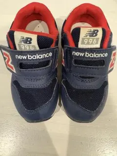 New Balance 996 ベビー/キッズ スニーカー ネイビー×レッド