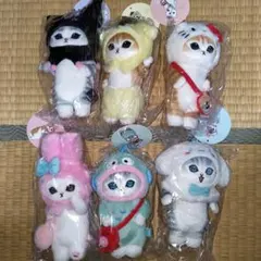 mofusand サンリオキャラクターズ　コラボマスコット6体セット