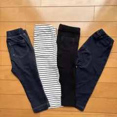 ユニクロ 他　ベビー キッズ レギンス パンツ 4点セット まとめ売り 80cm