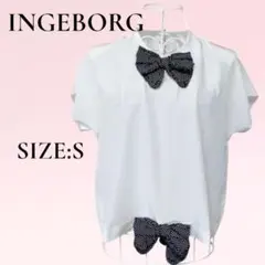 インゲボルグ INGEBORG Tシャツ カットソー 半袖 SIZE:S