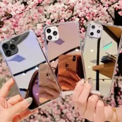iPhone14Pro ケース iPhoneケース クリア ミラー
