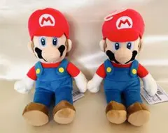 スーパーマリオ マリオ(S) ぬいぐるみ 2個セット