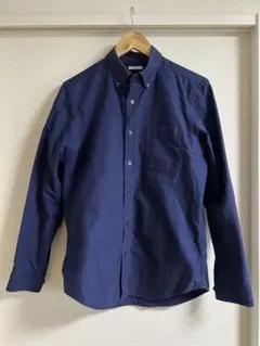 ユニクロ シャツ M ネイビー