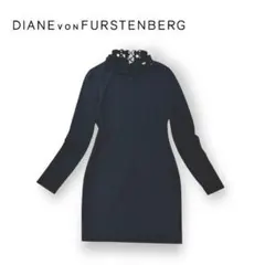✨新品級✨高級 DIANEvonFURSTENBERG ワンピース シンプル 黒