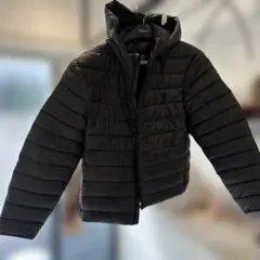 H&M ブラックダウンジャケット EUR XL