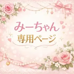 みーちゃん様専用ページ