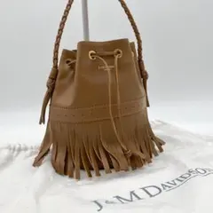【極美品】J&M デヴィットソン ショルダー カーニバル バッグ 茶 レザー
