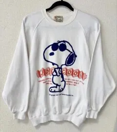 レトロスヌーピー「JOE COOL」ジョークール スウェット長袖サイズ表記なし