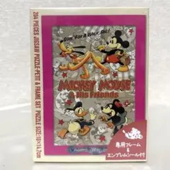 【新品】廃盤品 ミッキー＆フレンズ ミニパズル 204ピース パネル付きのサムネイル