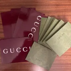 GUCCI バーガンディ色 封筒 19枚
