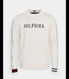 TOMMY HILFIGER 白ニット Lサイズ