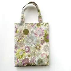 【SALE】 手提げバッグ✴︎リバティ　ちょっとそこまでのお出かけに♪