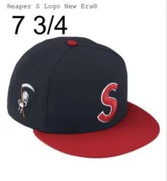 supreme reaper s logo new era ネイビー 7 3/4