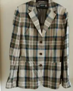 ASPESI チェック柄 テーラードジャケット　40サイズ（M）