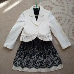 KUMIKYOKU 女児 ジャケット&ワンピース 110～120cm