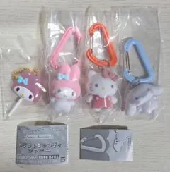 サンリオ カラビナ(3種)+キャンディ(1種)チャーム 4個セット