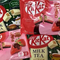 【2種】キットカット 苺ショコラ ミルクティー kitkat chocolat