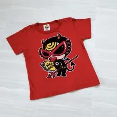 ヒステリックミニ «90» デビル miniちゃん 半袖Tシャツ 赤