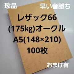 レザック66(175㎏)オークルA5. 100枚、ラスト商品、早い者勝ち‼️