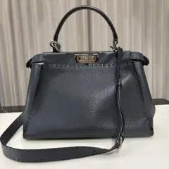 美品 FENDI ピーカブー セレリア レギュラー 2Wayバッグ