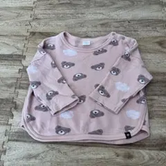 フタフタ　フタクマ　裏起毛トレーナー　80 女の子