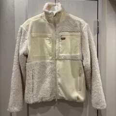 フリースジャケット クリーム色