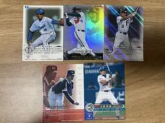 プロ野球カード 5枚まとめ 松坂大輔 タフィ・ローズ 小笠原道大岩隈久志立浪和義