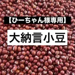 【ひーちゃん様専用商品】 令和７年　北海道産　大納言小豆