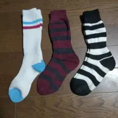 キッズ靴下3足セット カラフル