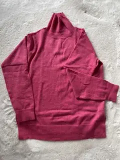 niko and … ピンク タートルネック ニットセーター 長袖⭐︎お値下げ