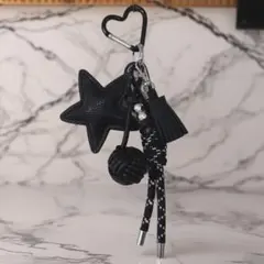 じゃらじゃらキーホルダー♥️バッグチャーム パラコード星 ハート 韓国 y2k