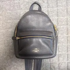 【値下げ】COACH レザー ミニリュックのサムネイル