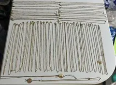 【46本まとめ売り】K18金張 ネックレス デッドストック 最高級製品 豪華