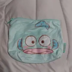 サンリオ ふわふわFACE台形ポーチ ハンギョドン