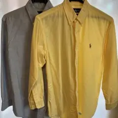 ラルフローレン　メンズコットンシャツ2枚セット