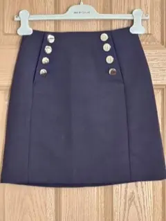 H&M スカート ブルー XS