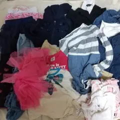 女の子　100まとめ売りベビーギャップナルミヤインターナショナルコムサ