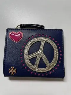 Tory Burch 　トリーバーチ　三つ折り財布 ネイビー