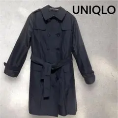UNIQLO レディース トレンチコート　ネイビー（濃紺）2WAY