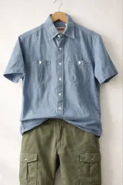 け*ぼ様 CAMCO カムコ シャンブレーシャツ ワークシャツ ライトインディゴのサムネイル