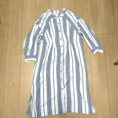 JOHNBULL ストライプ シャツワンピース 半袖