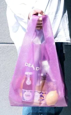 【新品未使用】DEAN & DELUCA ショッピングバッグEVAブルーベリー