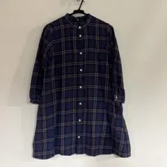 UNIQLO ロングシャツチェック柄