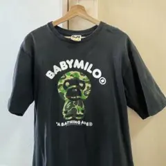エイプ APE Tシャツ 黒 BABY MILO