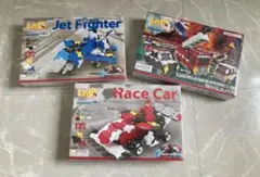 LaQ ラキュー　レースカー＆ジェットファイター&救急車両 新品未開封3箱セット