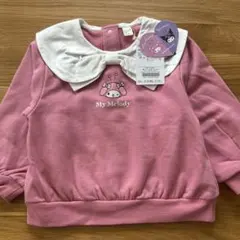 【90】 après les cours マイメロリボン襟トレーナー ピンク